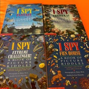 4 I Spy books